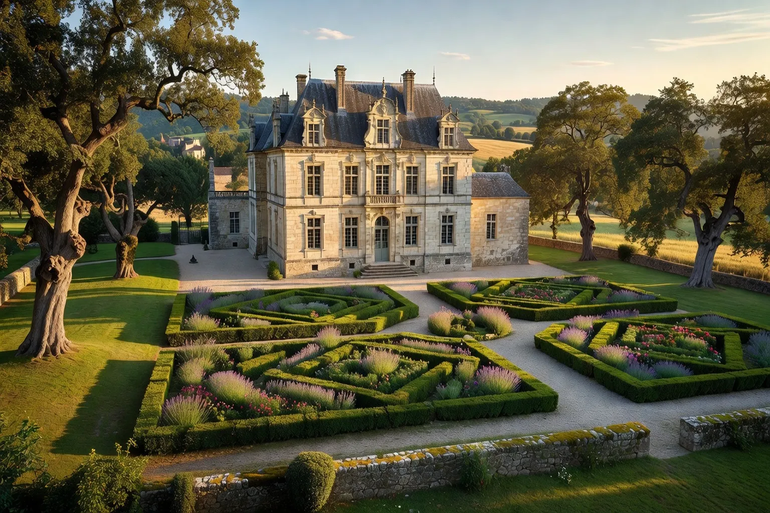 Chateau de Davayat, facade Renaissance 16e siecle, Auvergne