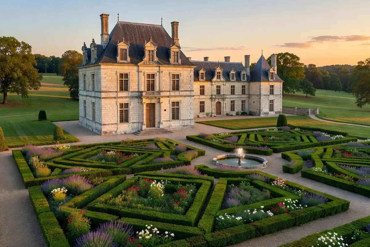 Château de Davayat, architecture classique élégante entre Riom et Combronde dans le Puy-de-Dôme