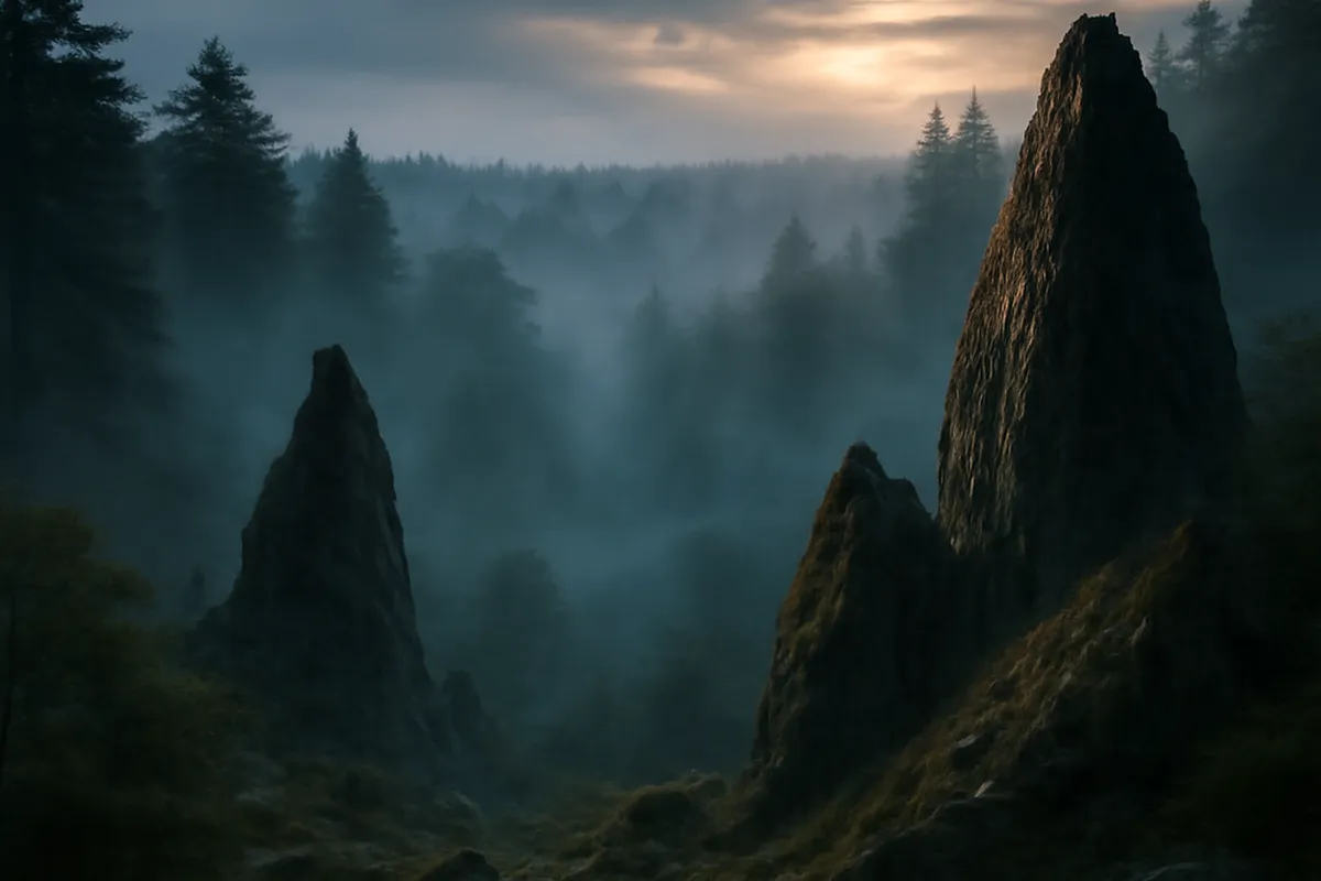 Source légendaire dans une clairière du plateau des Combrailles